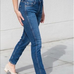 GRLFRND Denim dark wash skinny